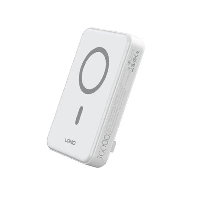 LDNIO PQ16 10000mAh Magnetic Wireless Power Bank – Fast Charging MagSafe Compatible - Saif Al Najmi Kw